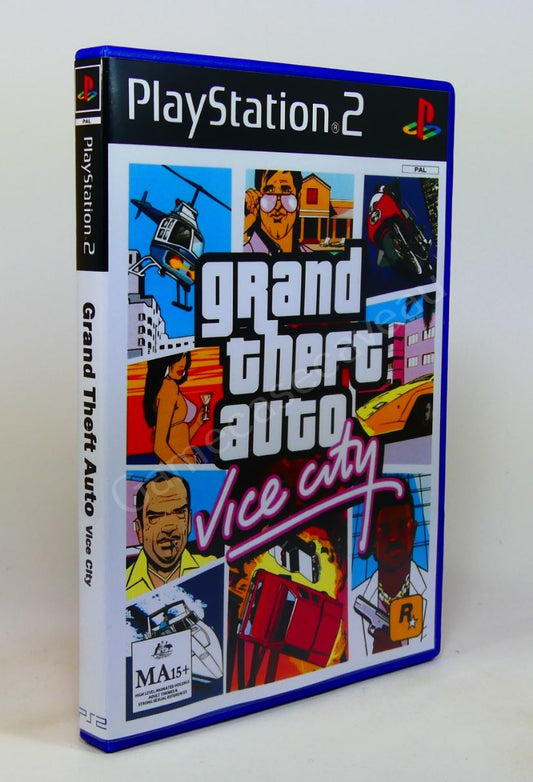 GTA Grand Theft Auto Vice City - PS2 Replacement Case