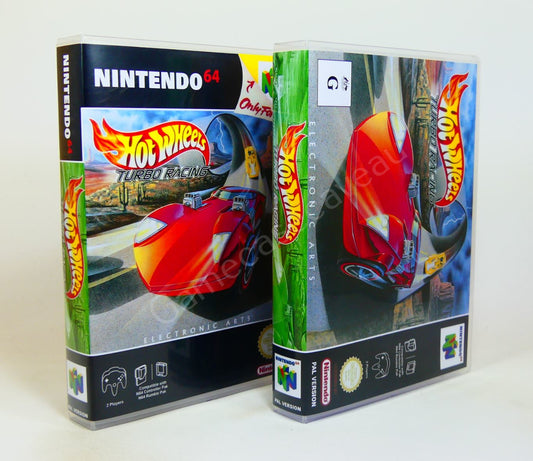 Hot Wheels Turbo Racing - N64 Replacement Case