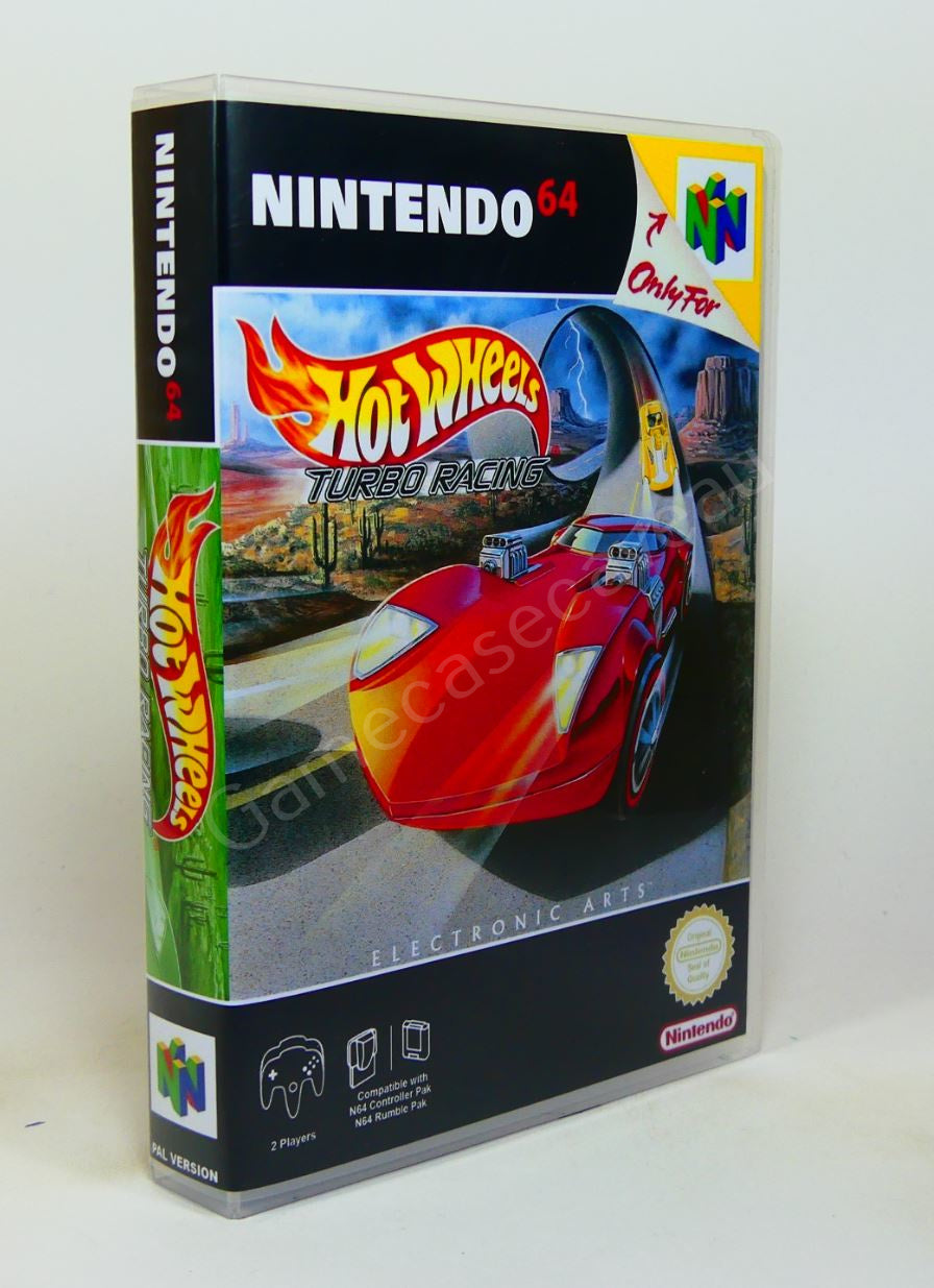 Hot Wheels Turbo Racing - N64 Replacement Case