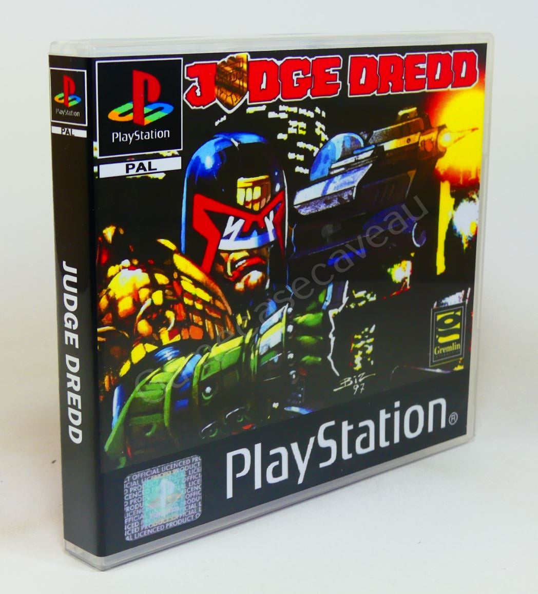 Dredd Ps1 Judge Dredd - PS1 Replacement Case – GameCaseCaveAU
