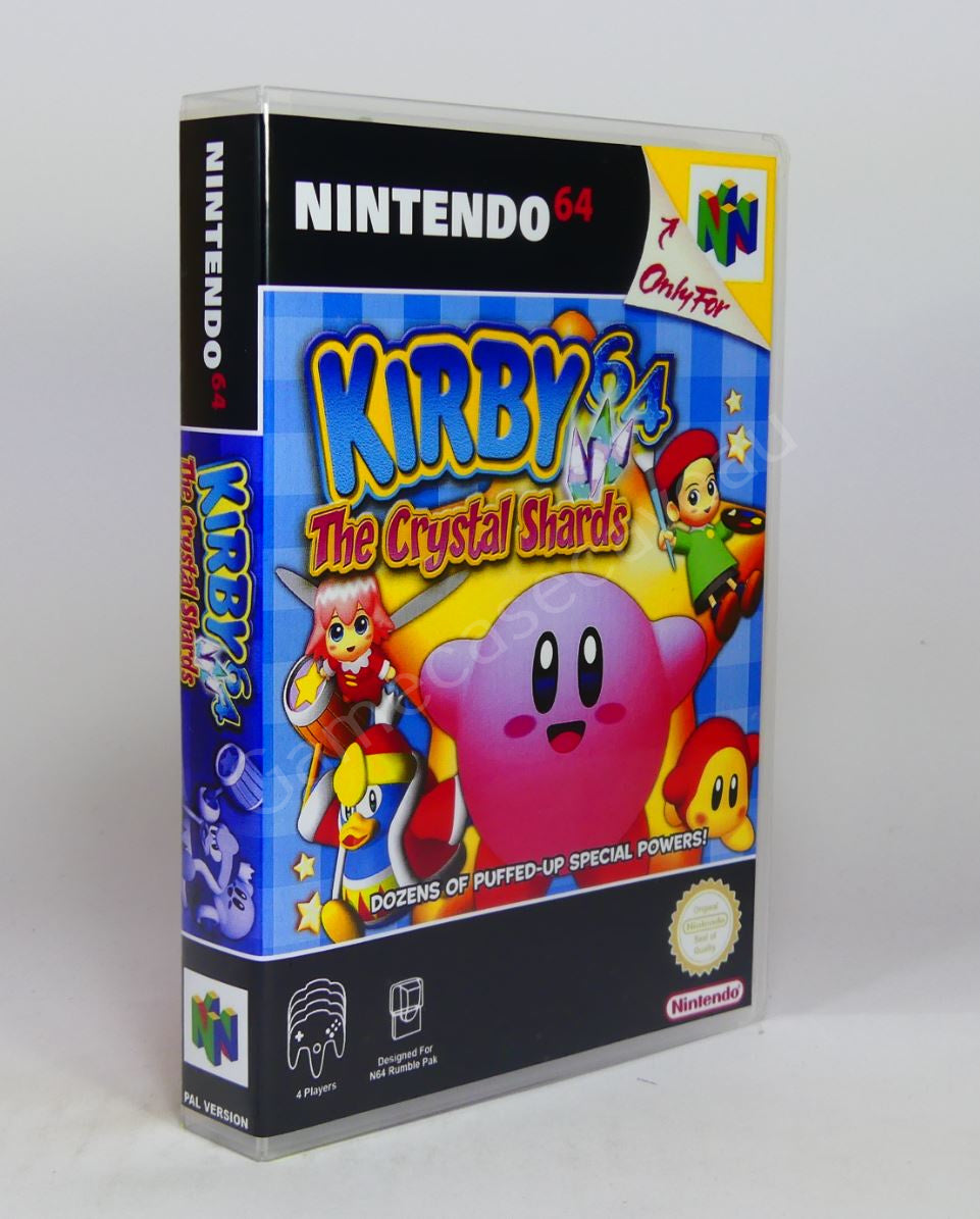 Kirby 64 The Crystal Shards - N64 Replacement Case