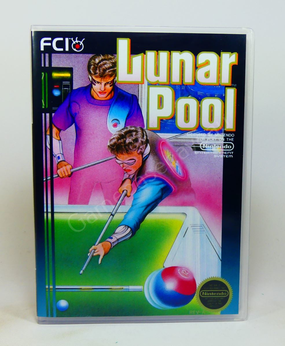 Lunar Pool - NES Replacement Case