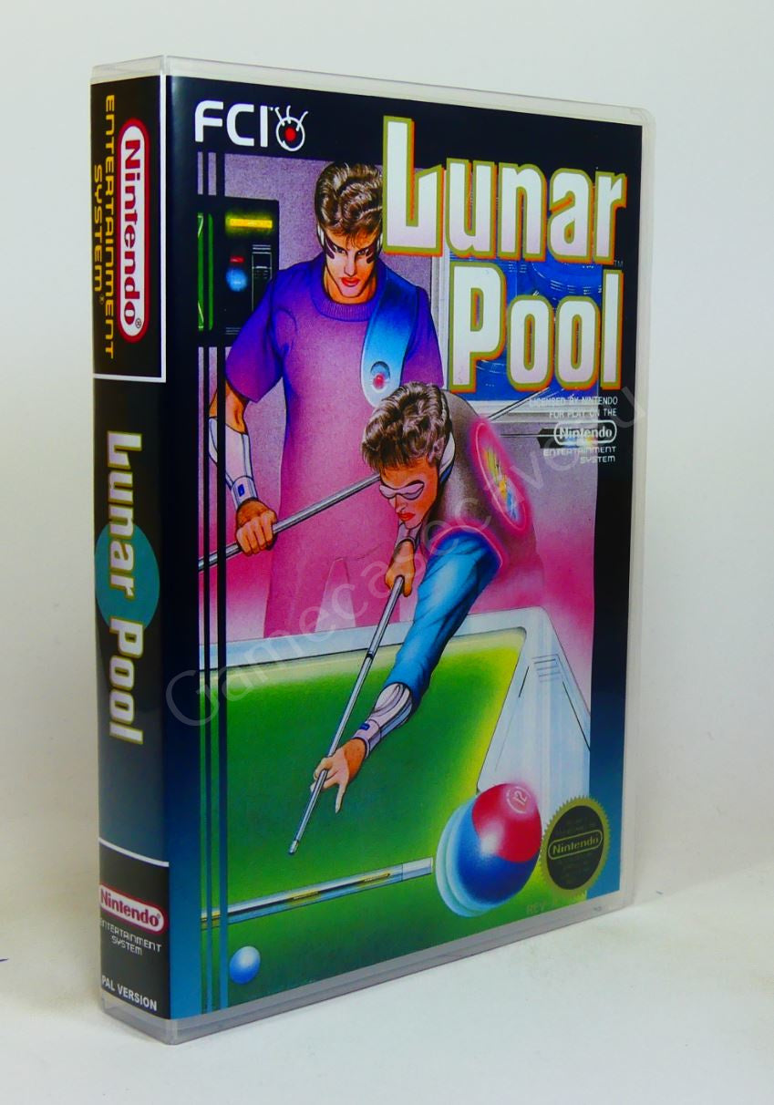 Lunar Pool - NES Replacement Case