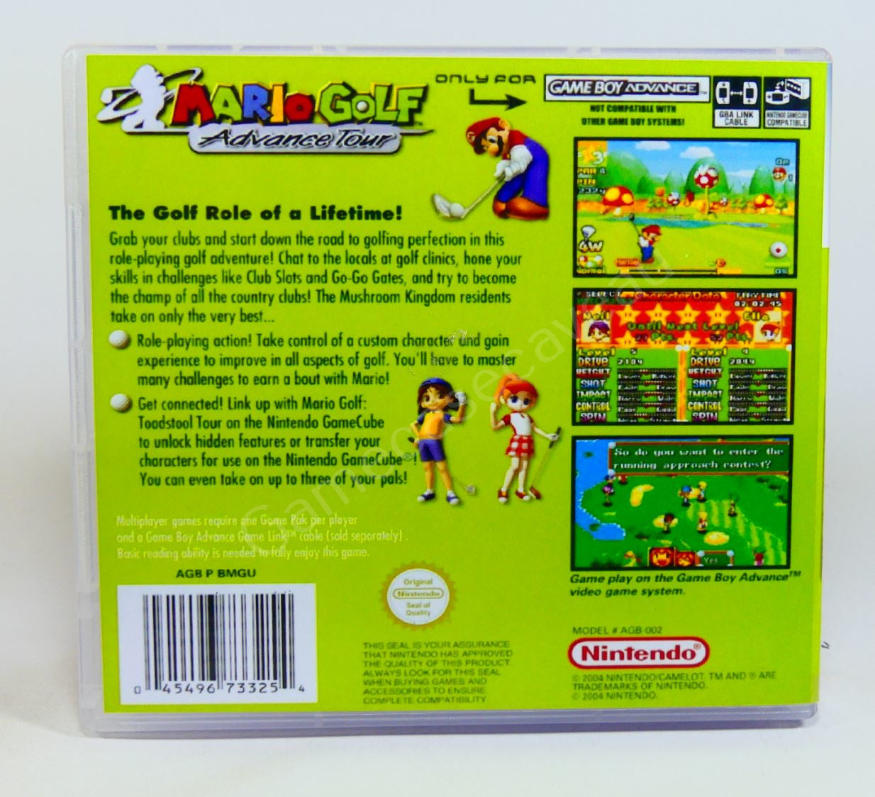 Mario Golf Advance Tour - GBA Replacement Case