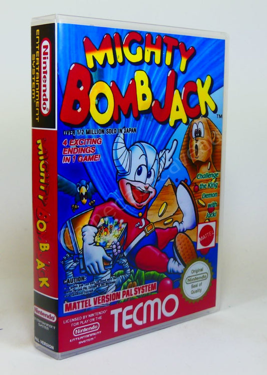 Mighty Bomb Jack - NES Replacement Case