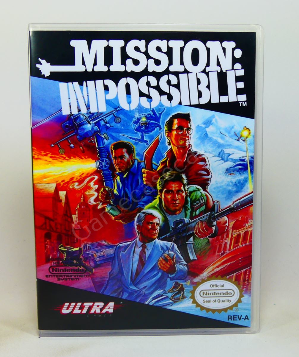 Mission Impossible - NES Replacement Case