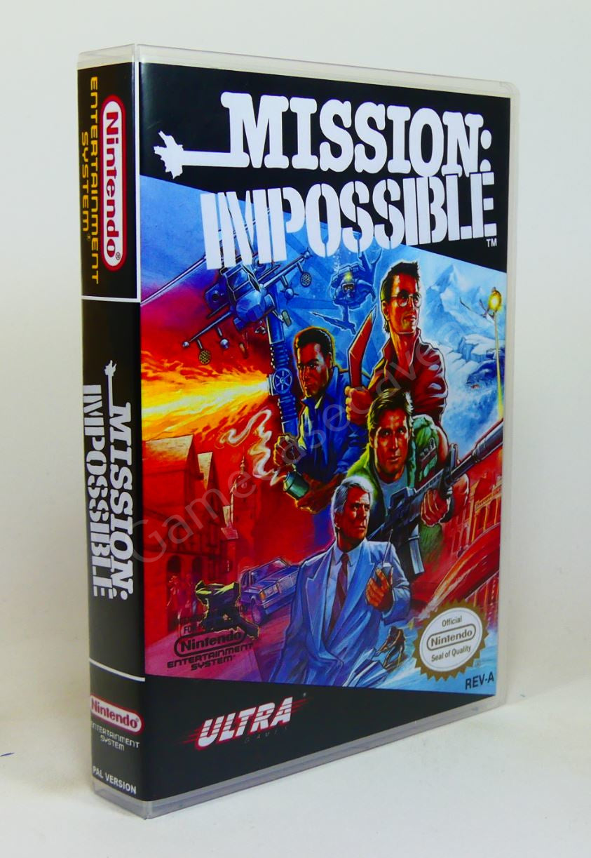 Mission Impossible - NES Replacement Case