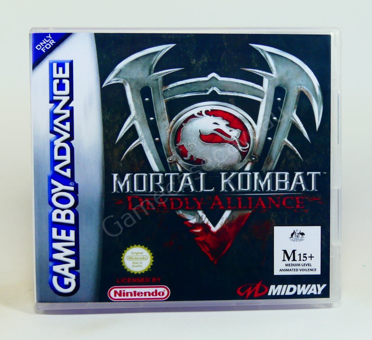 Mortal Kombat Deadly Alliance - GBA Replacement Case