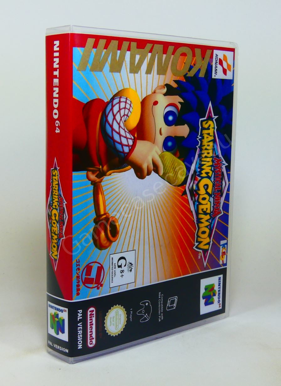 Mystical Ninja Starring Goemon - N64 Replacement Case