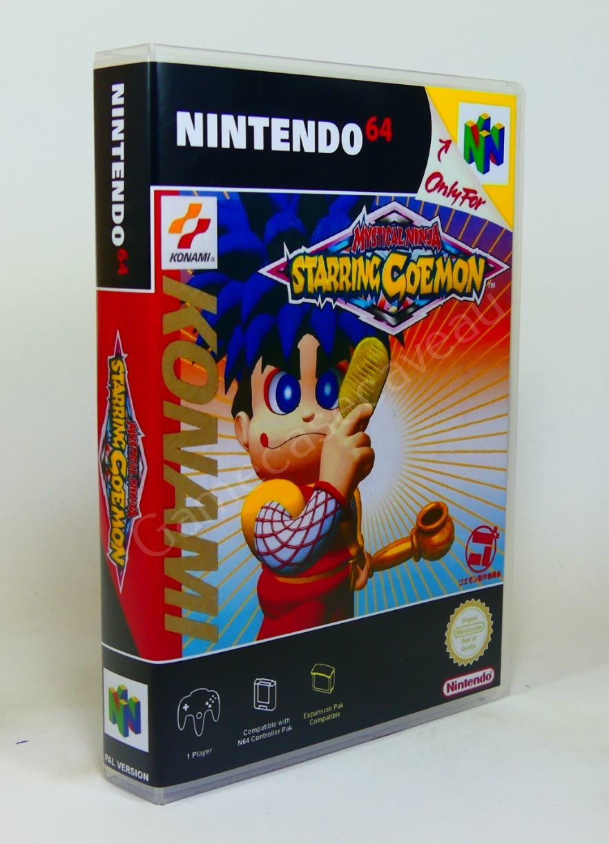 Mystical Ninja Starring Goemon - N64 Replacement Case