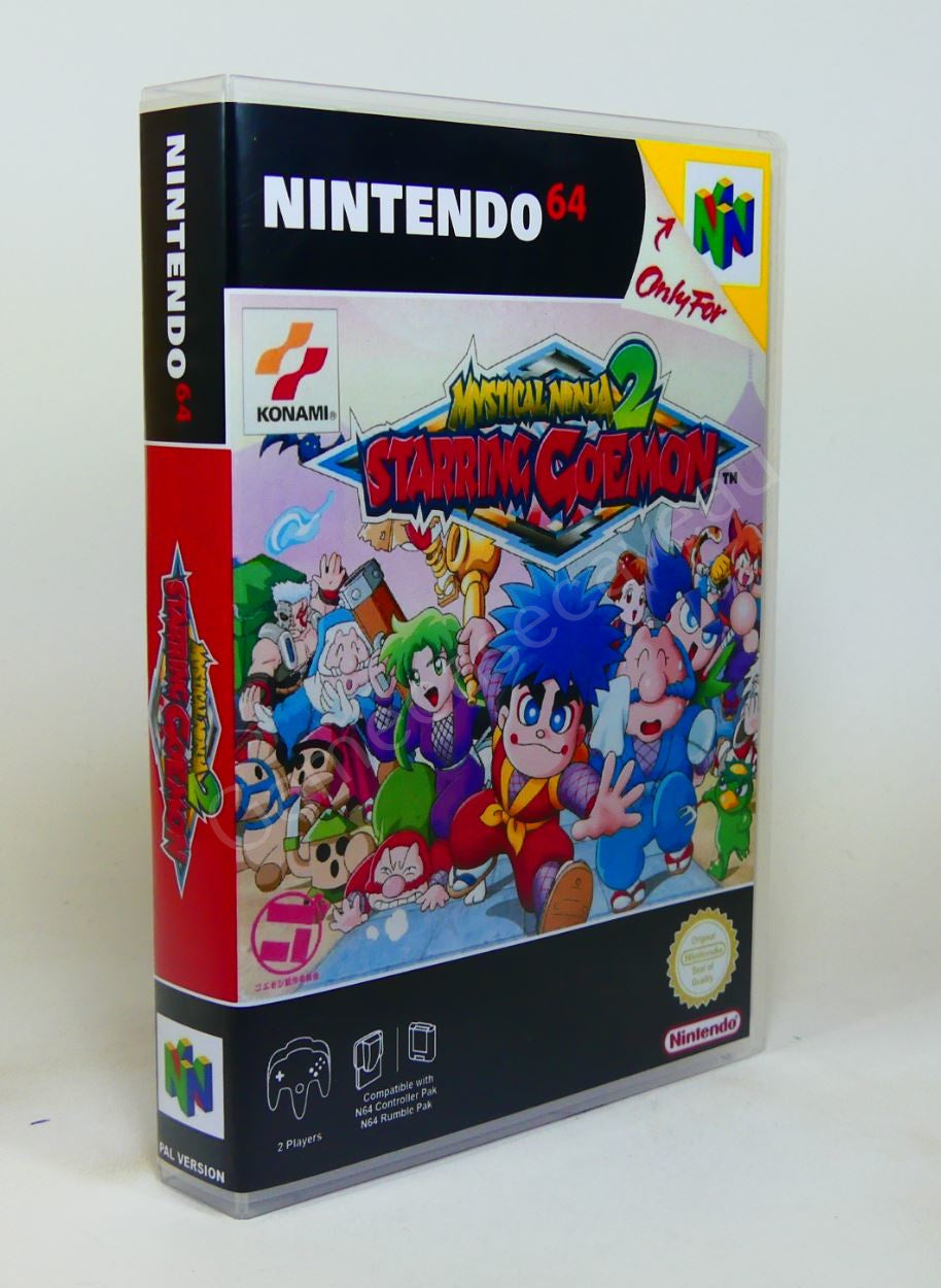 Mystical Ninja 2 Starring Goemon - N64 Replacement Case