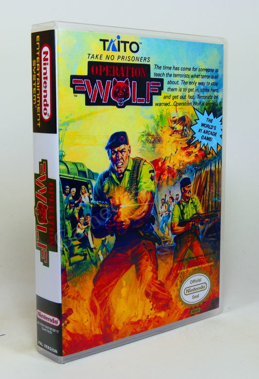 Operation Wolf - NES Replacement Case