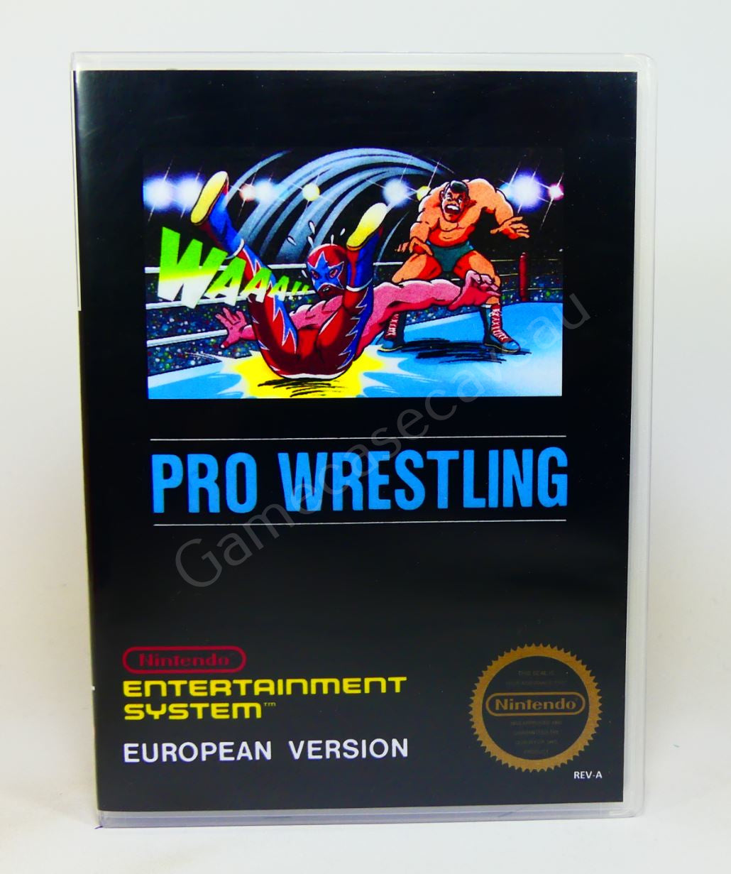 Pro Wrestling - NES Replacement Case