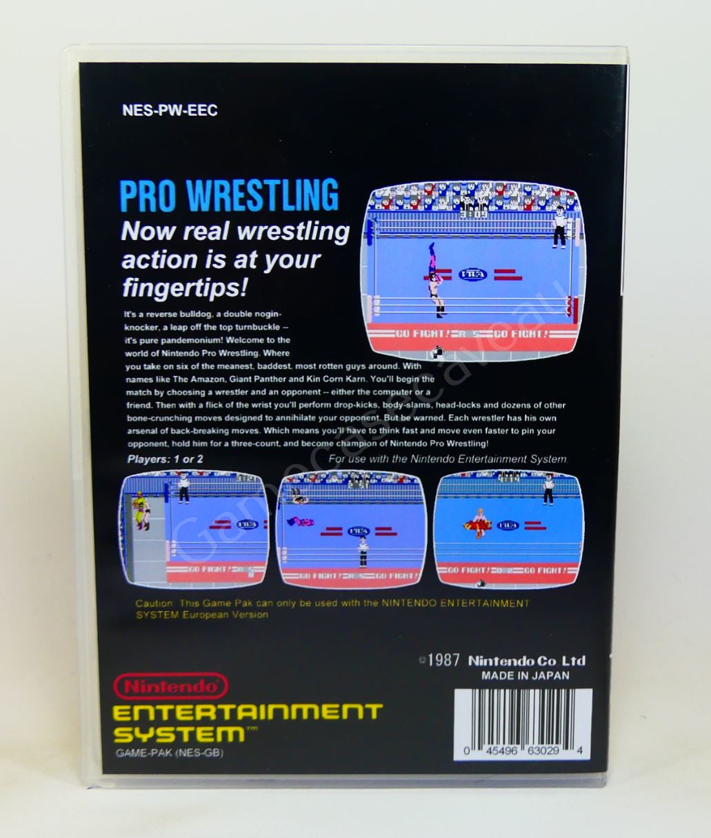 Pro Wrestling - NES Replacement Case