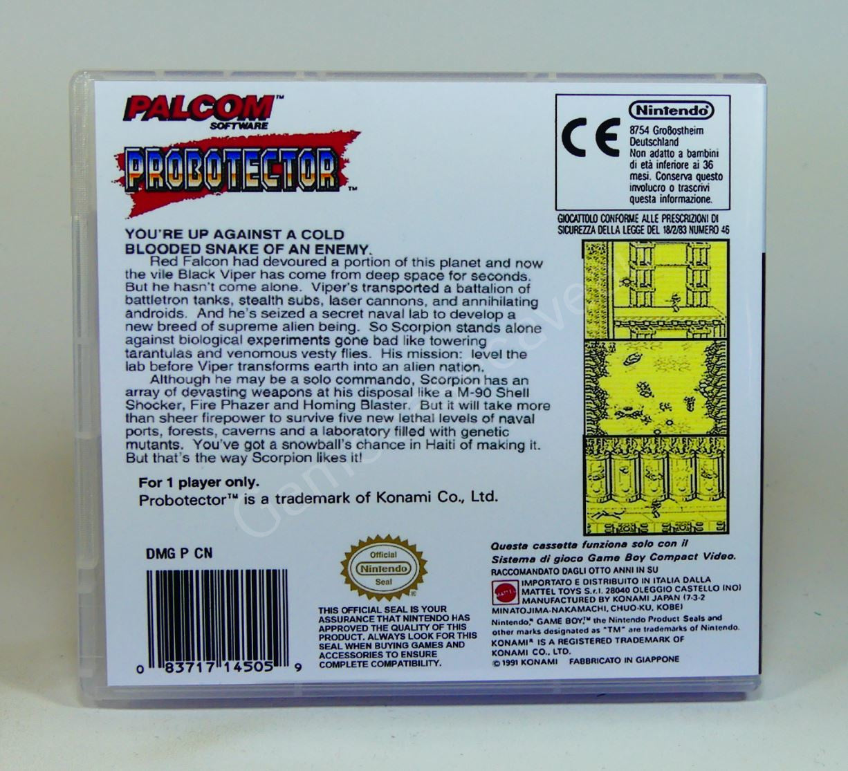 Probotector - GB Replacement Case