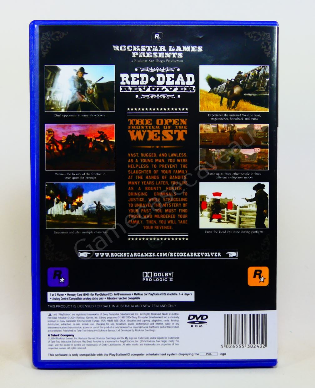 Red Dead Revolver - PS2 Replacement Case