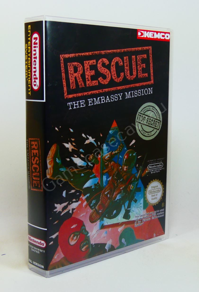 Rescue The Embassy Mission - NES Replacement Case