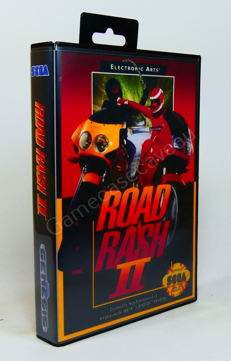 Road Rash II - SMD Replacement Case