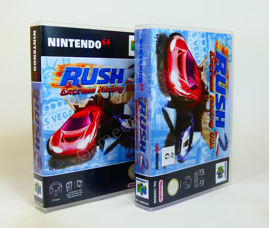 Rush 2 Extreme Racing USA - N64 Replacement Case