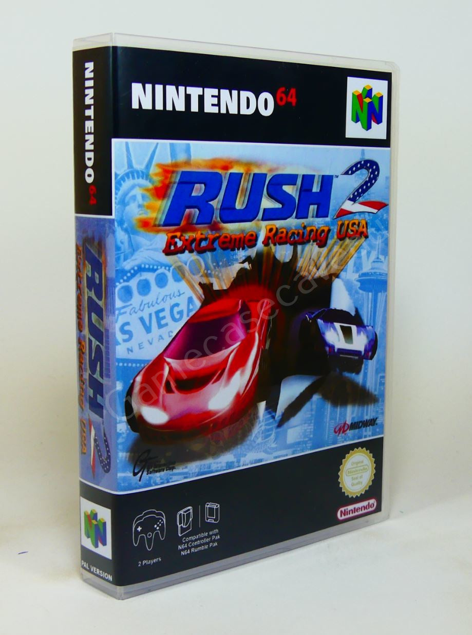 Rush 2 Extreme Racing USA - N64 Replacement Case