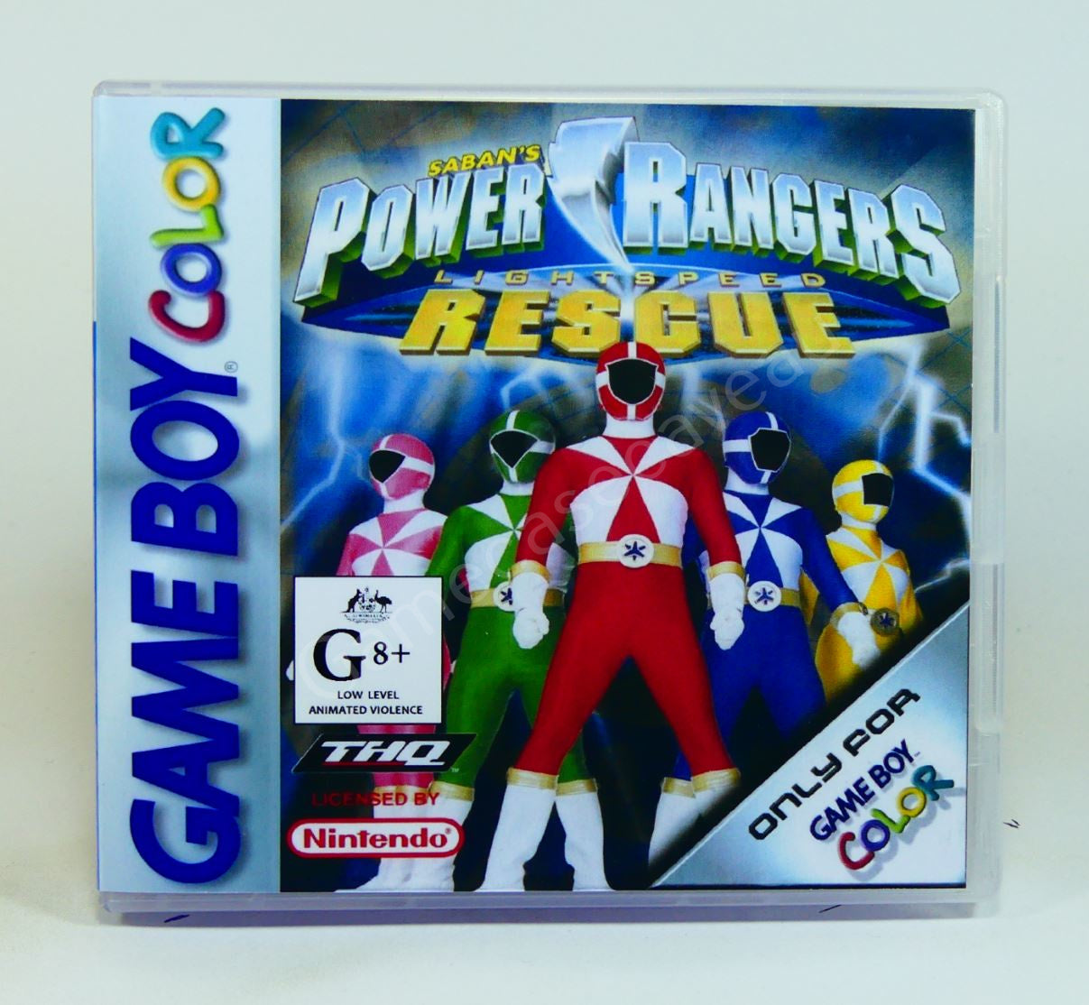 Saban's Power Rangers Light Speed Rescue - GBC Replacement Case