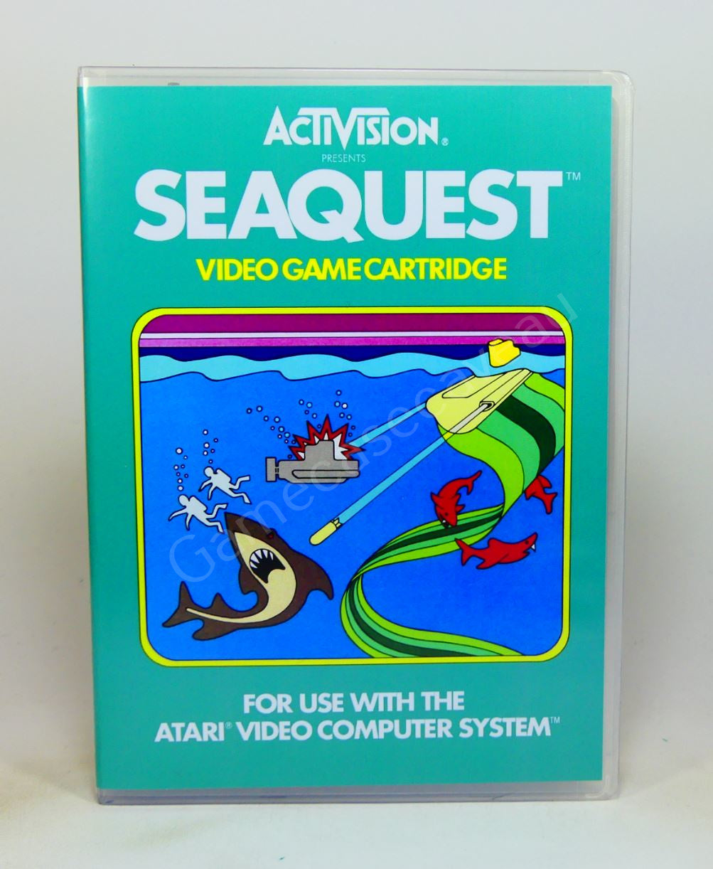 Seaquest - 2600 Replacement Case