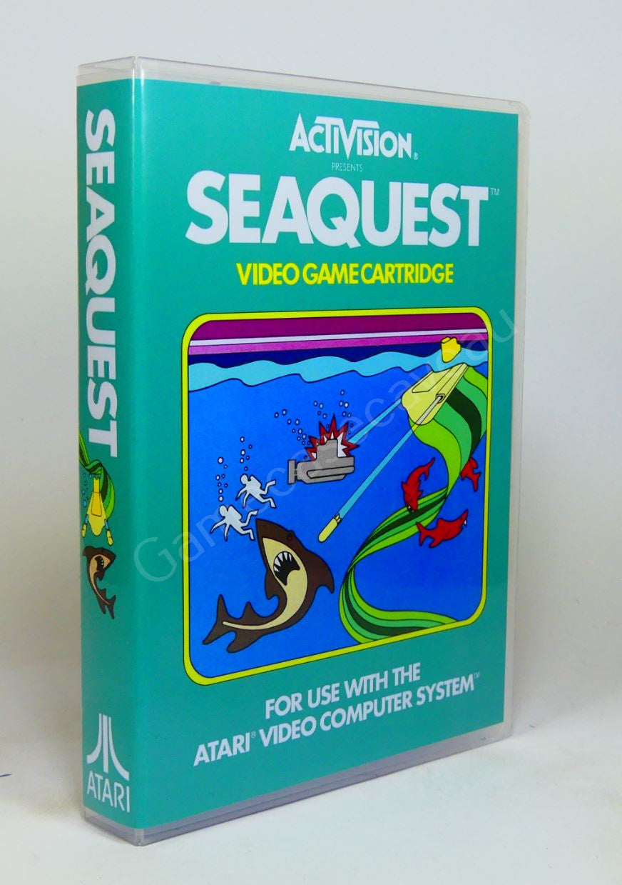 Seaquest - 2600 Replacement Case