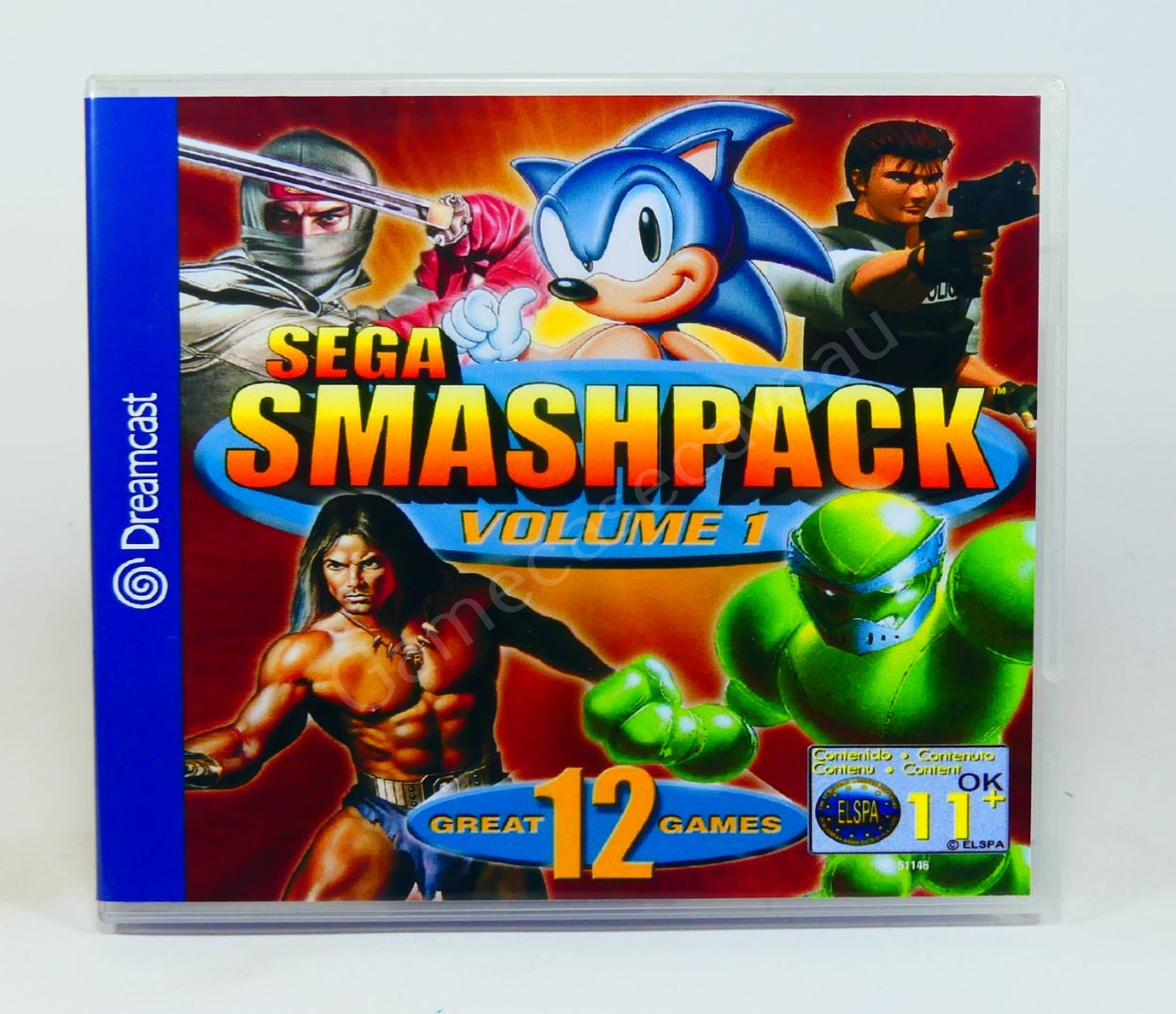 Sega Smash Pack Vol 1 - DC Replacement Case