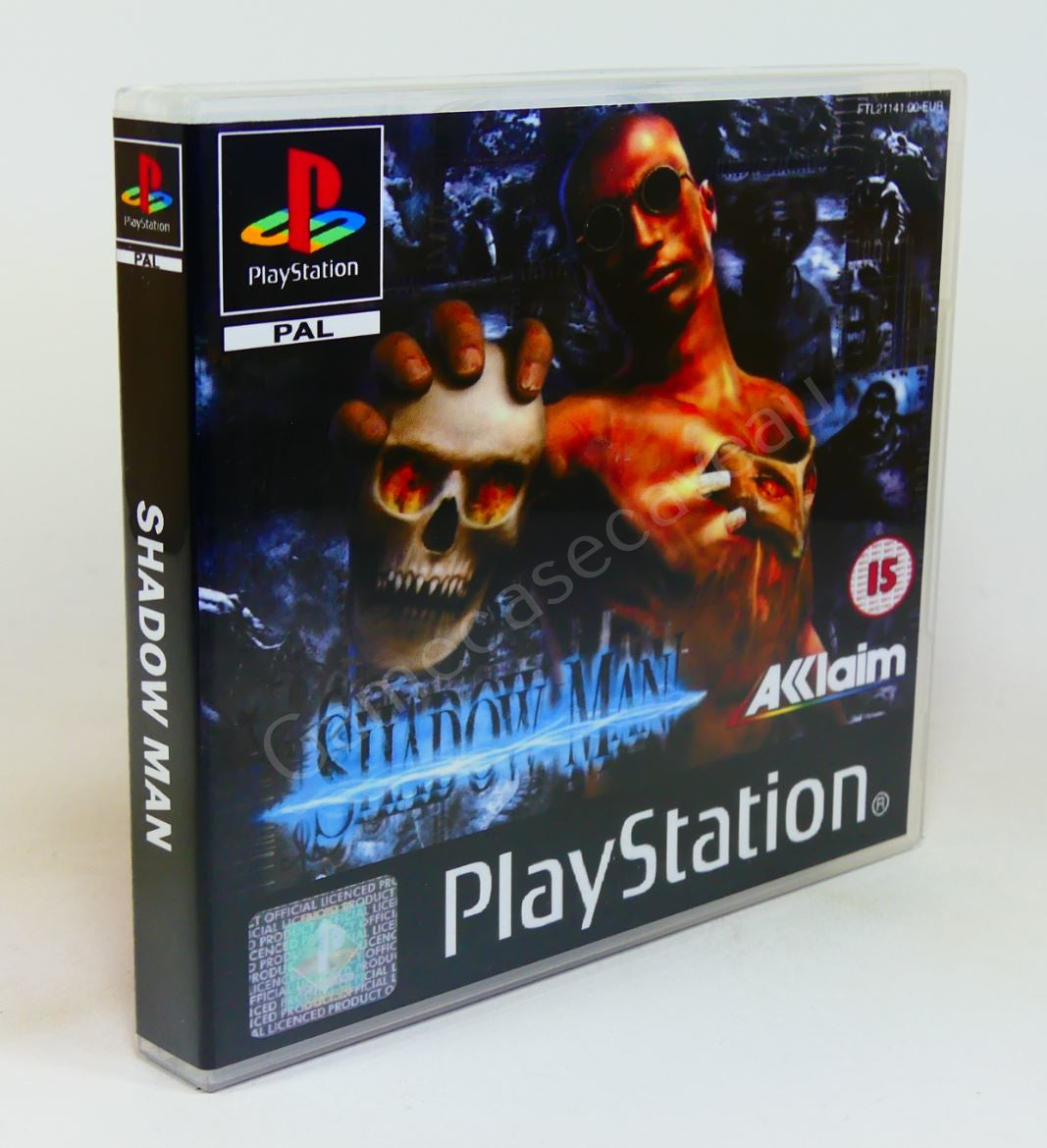 Shadow Man - PS1 Replacement Case