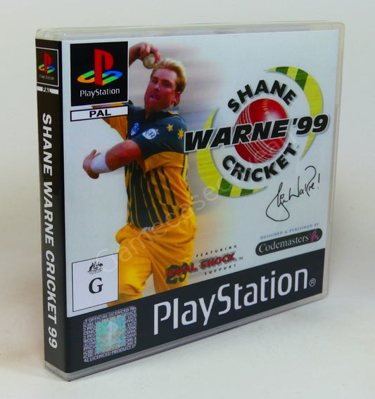 Shane Warne Cricket 99 - PS1 Replacement Case