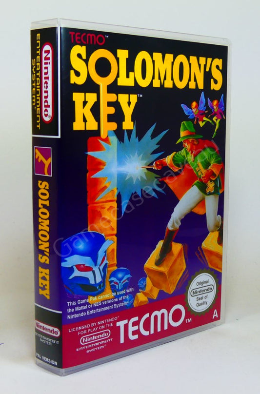 Solomon's Key - NES Replacement Case