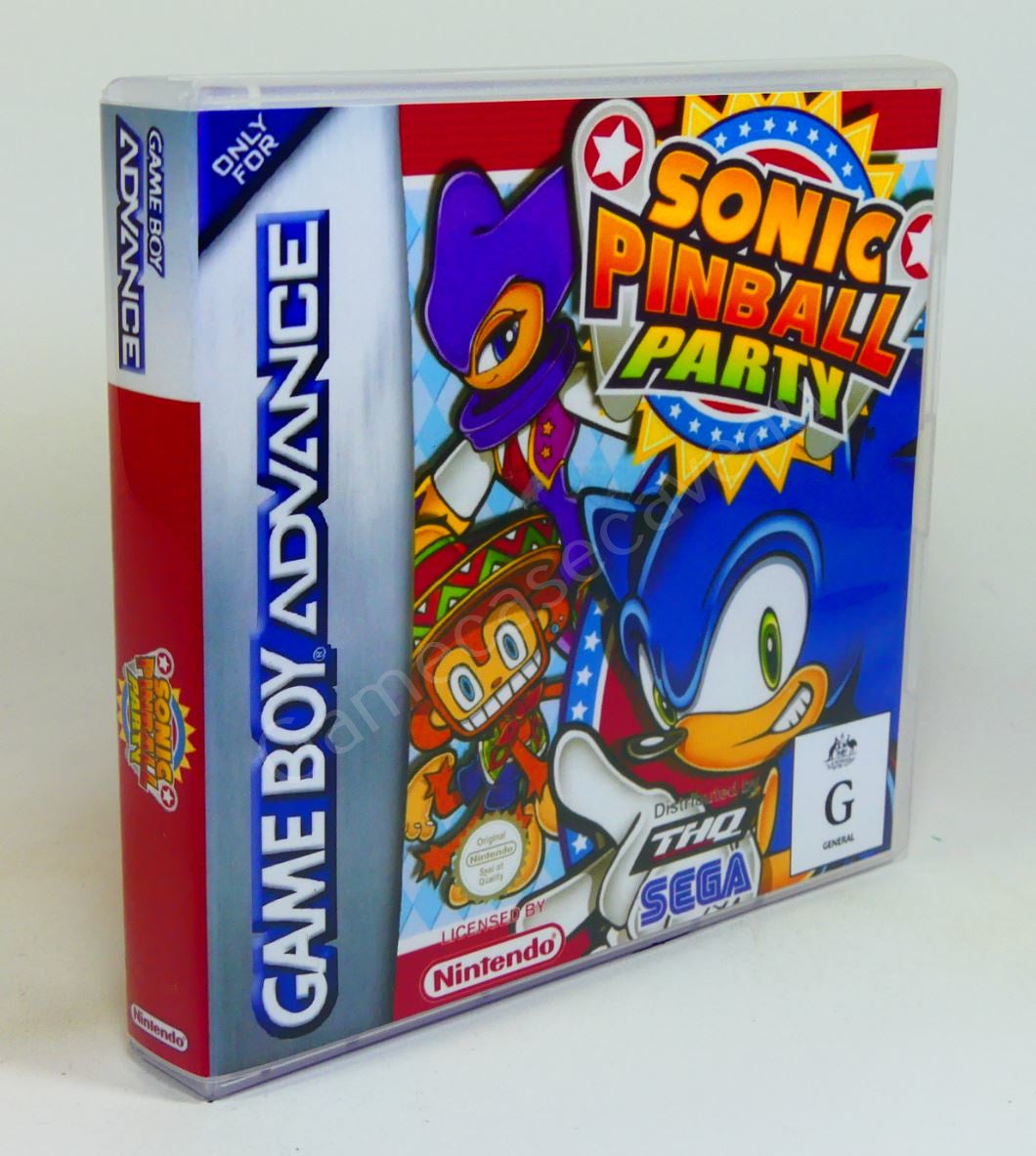 Sonic Pinball Party - GBA Replacement Case