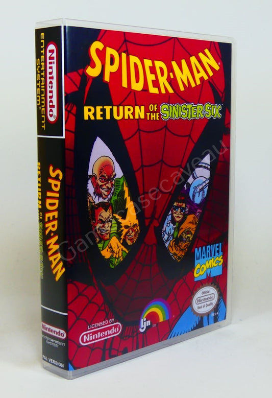 Spider-Man Return of the Sinister Six - NES Replacement Case