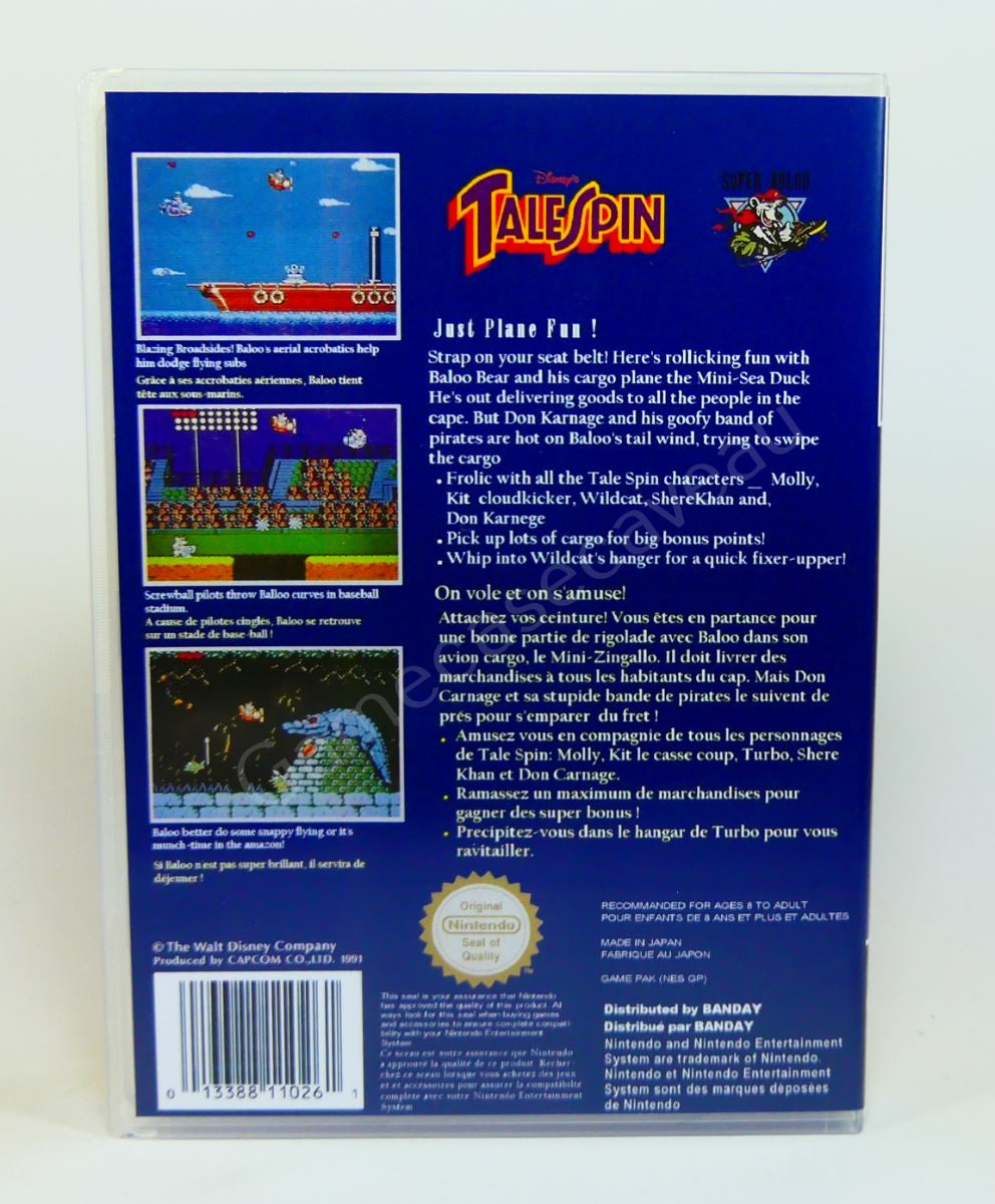 TaleSpin - NES Replacement Case