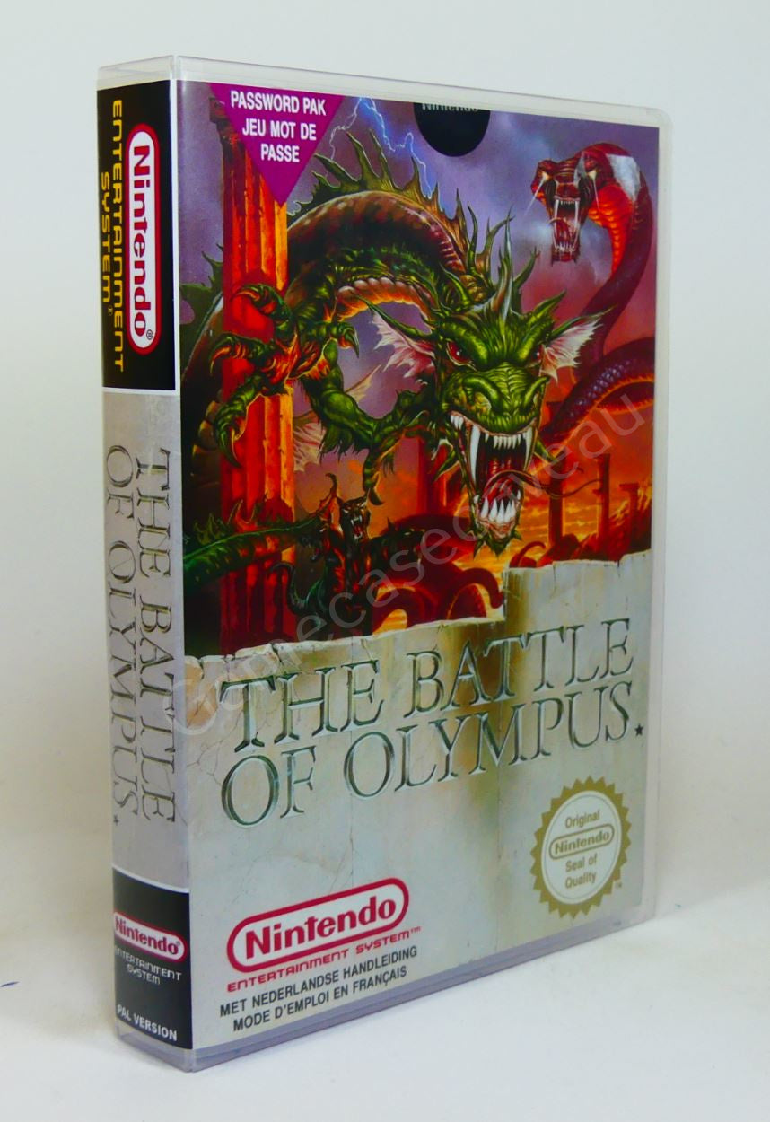 The Battle of Olympus - NES Replacement Case