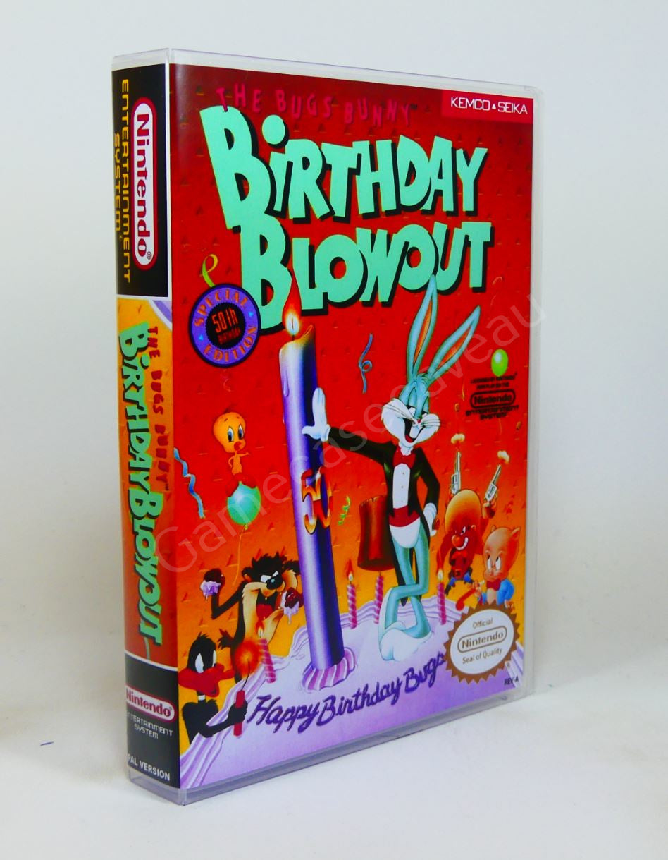 The Bugs Bunny Birthday Blowout - NES Replacement Case