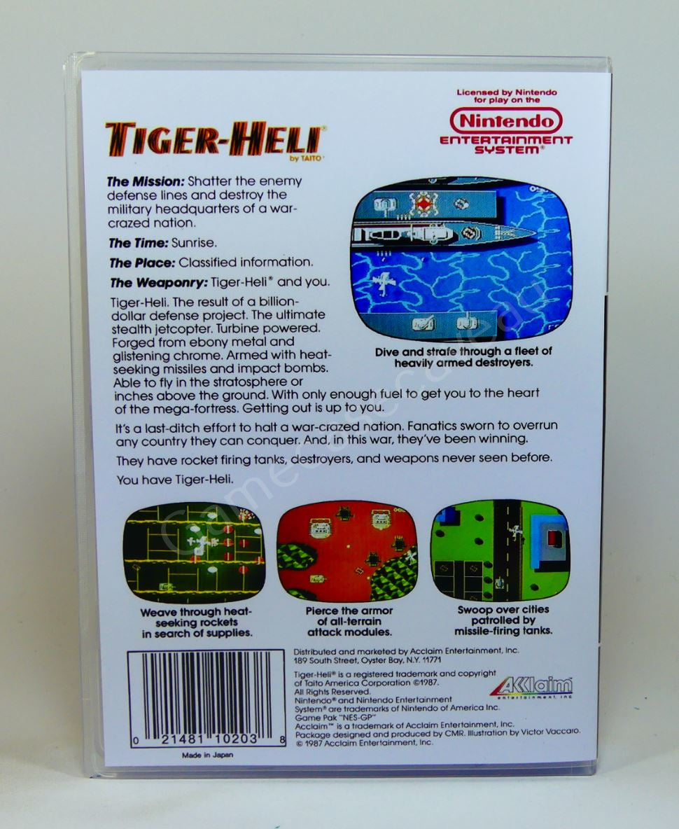 Tiger-Heli - NES Replacement Case