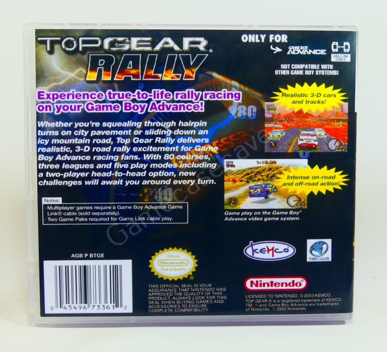 Top Gear Rally - GBA Replacement Case