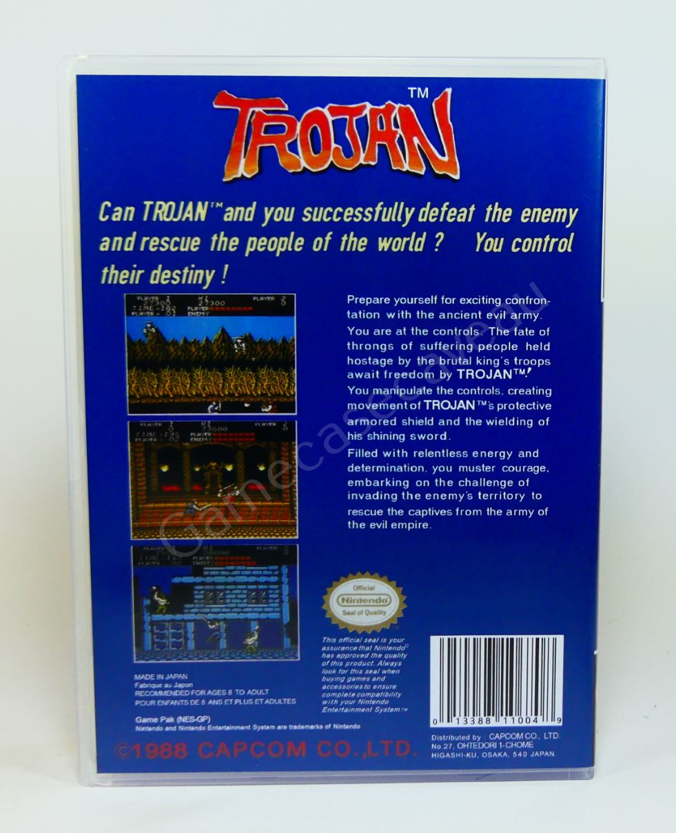 Trojan - NES Replacement Case