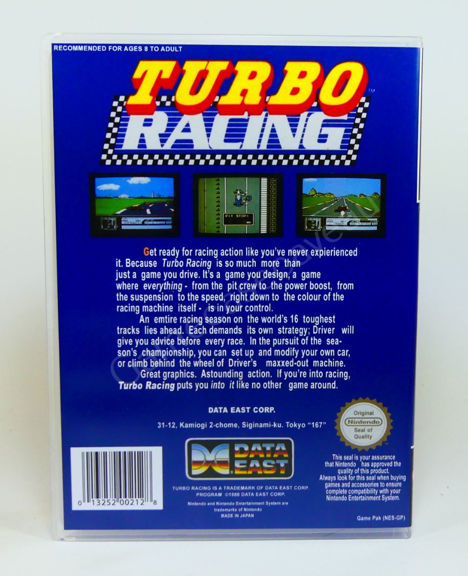 Turbo Racing - NES Replacement Case