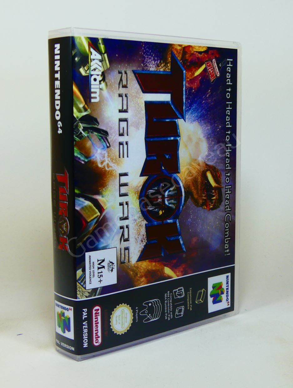 Turok Rage Wars - N64 Replacement Case