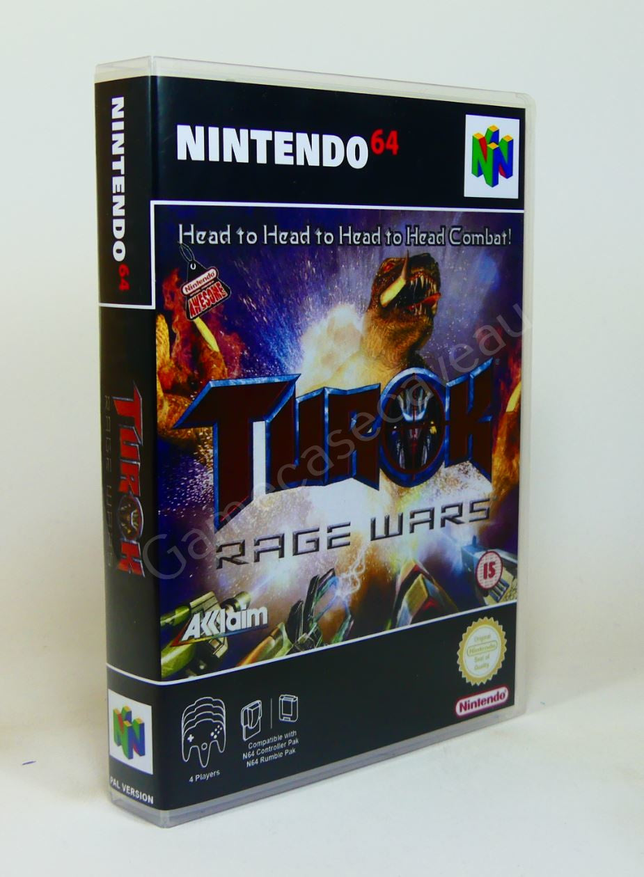 Turok Rage Wars - N64 Replacement Case