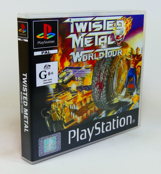 Twisted Metal World Tour - PS1 Replacement Case