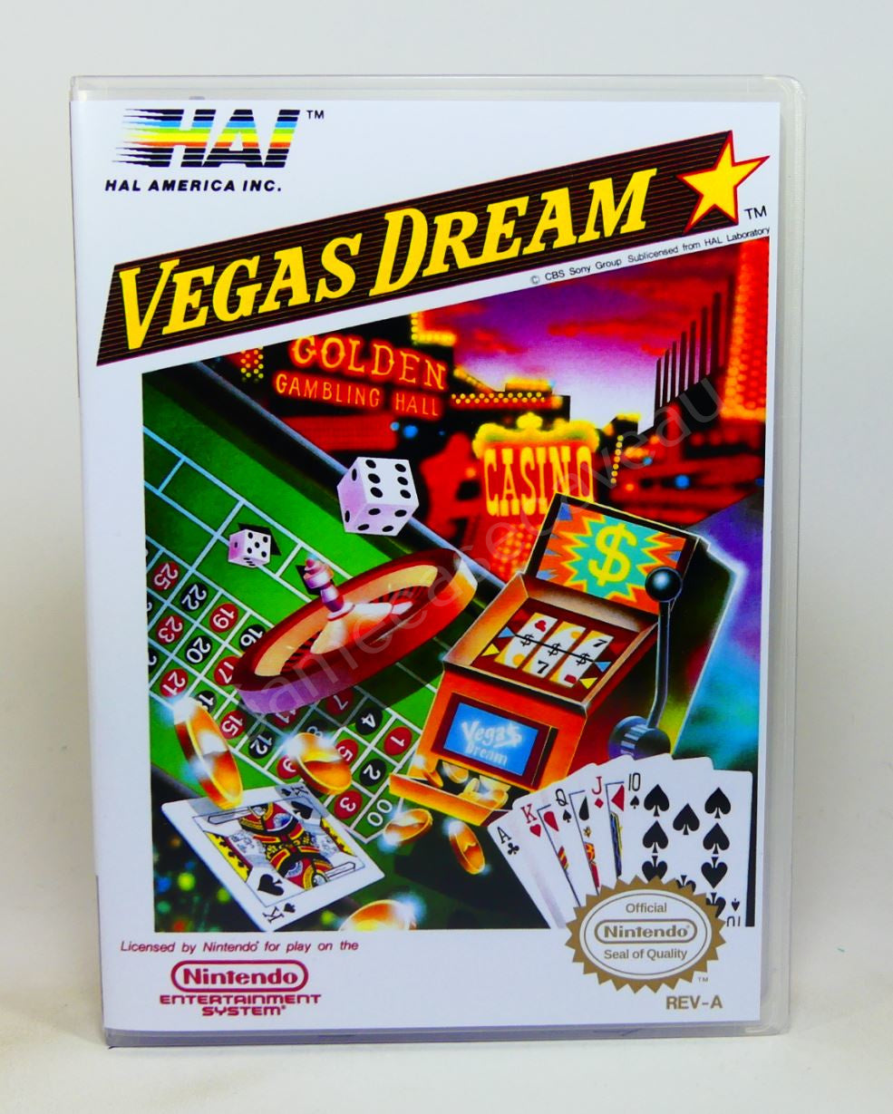 Vegas Dream - NES Replacement Case