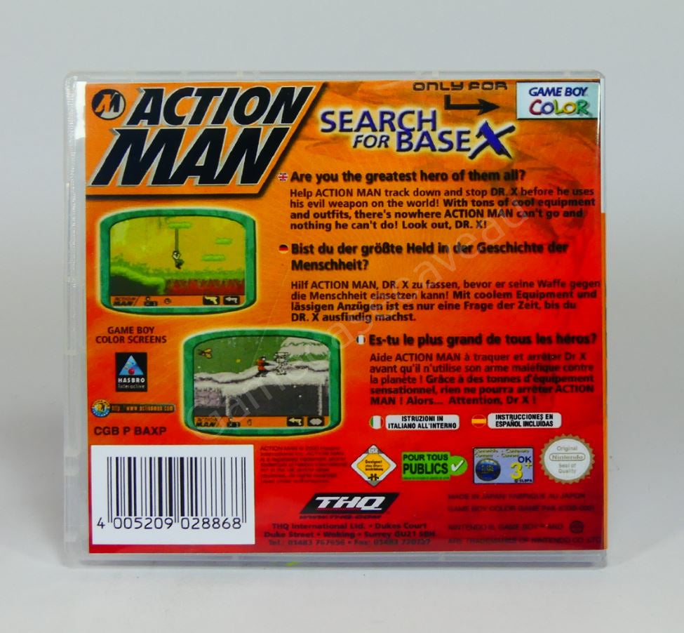 Action Man Search for Base X - GBC Replacement Case