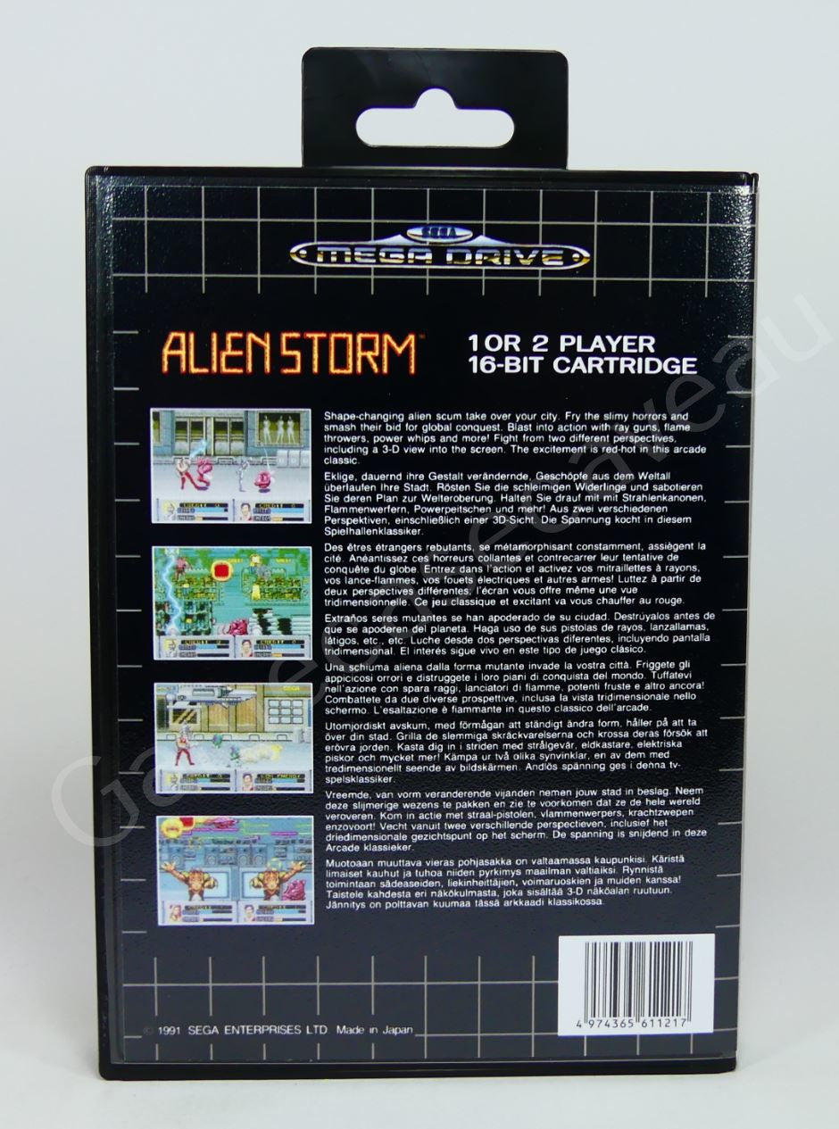 Alien Storm - SMD Replacement Case