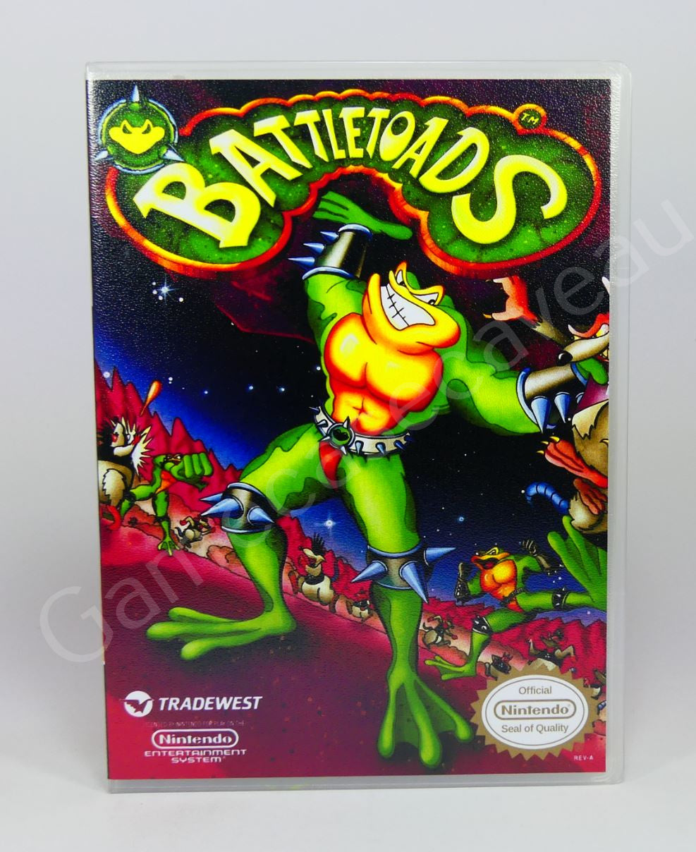 Battletoads - NES Replacement Case