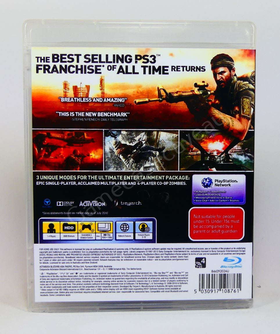 Call of Duty Black Ops - PS3 Replacement Case