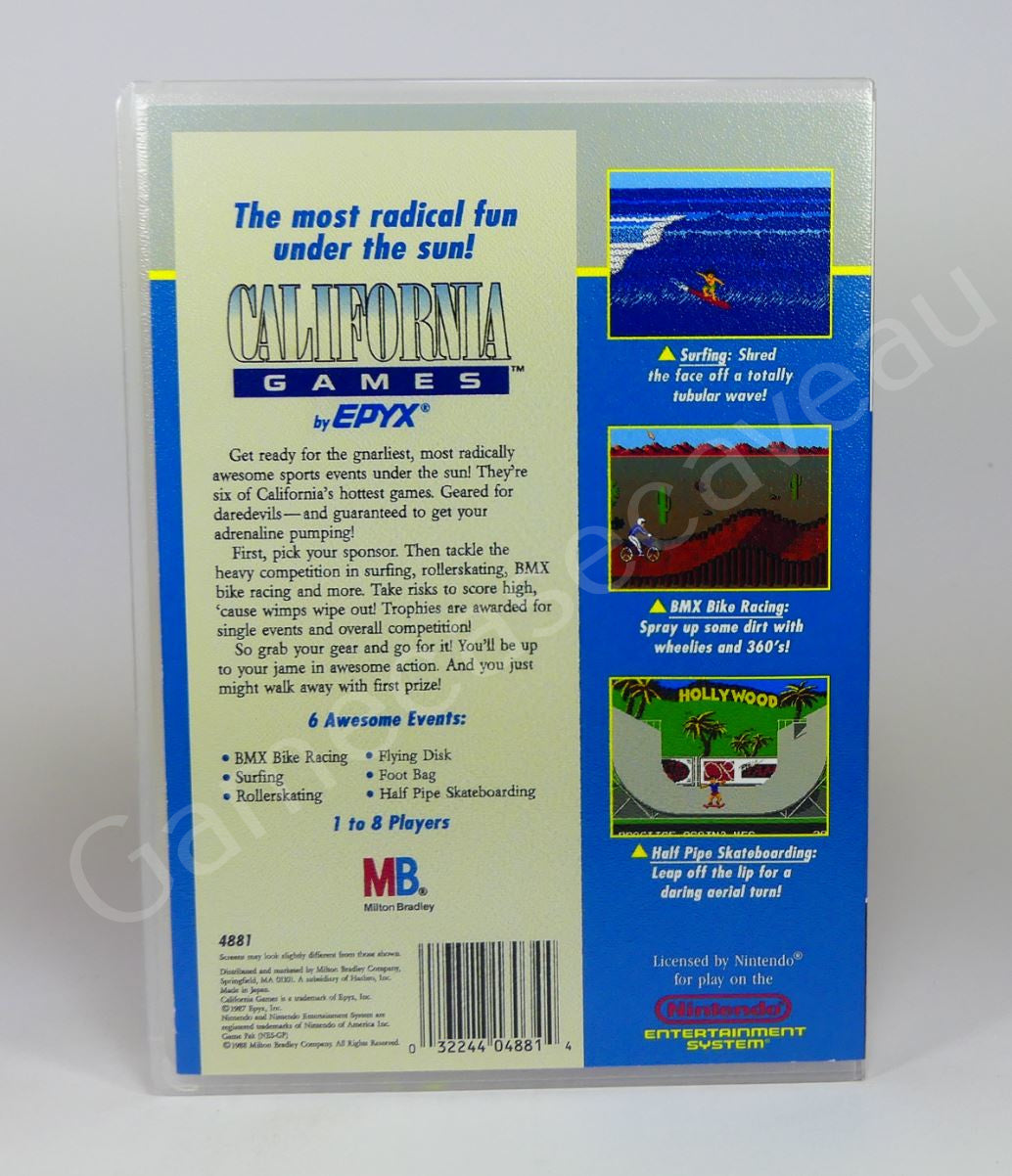 California Games - NES Replacement Case