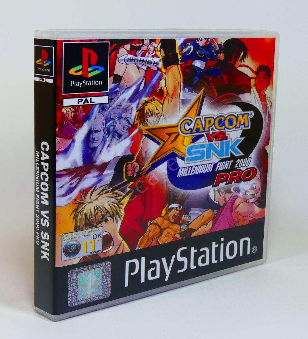 Capcom vs SNK Millennium Fight 2000 Pro - PS1 Replacement Case